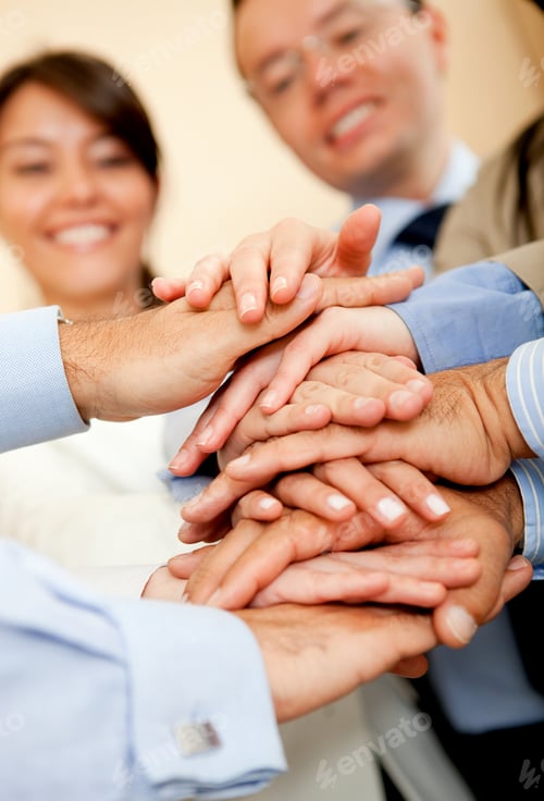 Preview: Group Of Business People Working As A Team