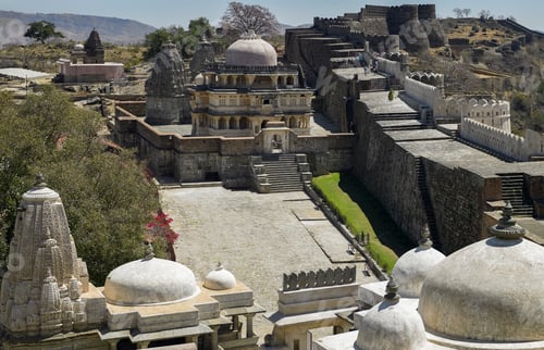 Preview: Hindu Temples at Kumbhalgarh in Rajasthan - India