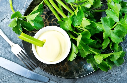 Preview: celery with sauce