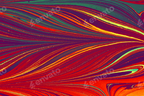 Preview: Beautiful painting of an abstract pattern of mixed colors