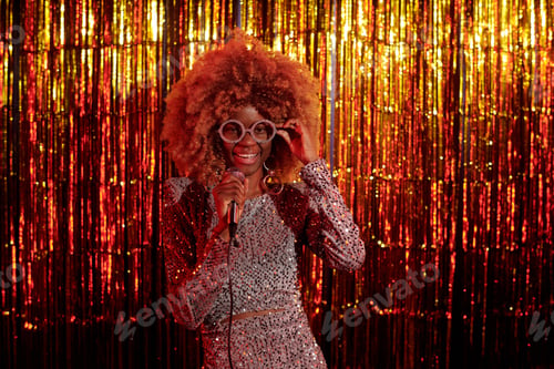 Preview: Celebrating Retro Style Under Sparkling Lights Singing