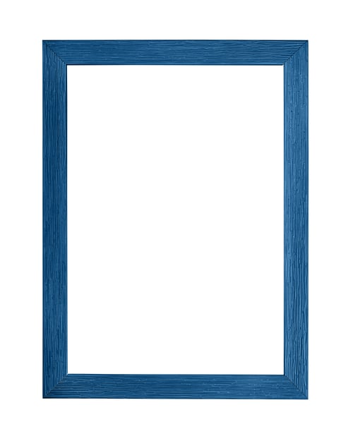 Preview: Modern navy blue picture frame on white