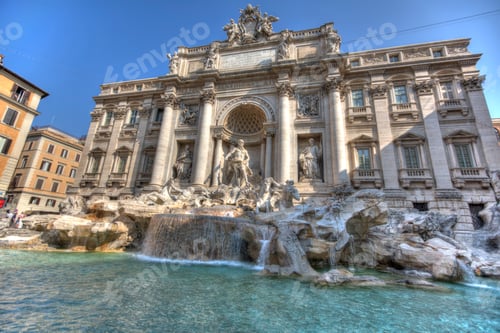 Preview: Trevi fountain in Rome, Italy