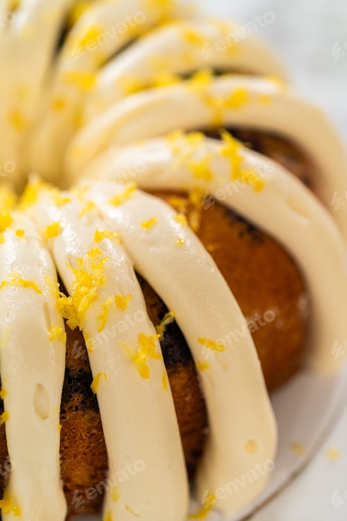 Preview: Crafting Lemon, Blueberry, and Vanilla Bundt Cakes