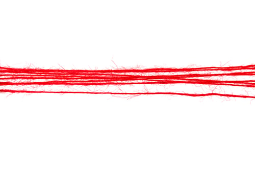 Preview: Threads on a white background. Selective focus.