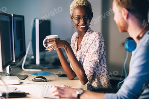 Preview: Software engineers working on project and programming in company