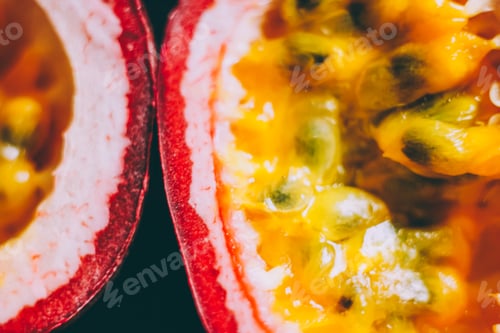 Preview: Passion fruit, macro fruit, maracuya fruit