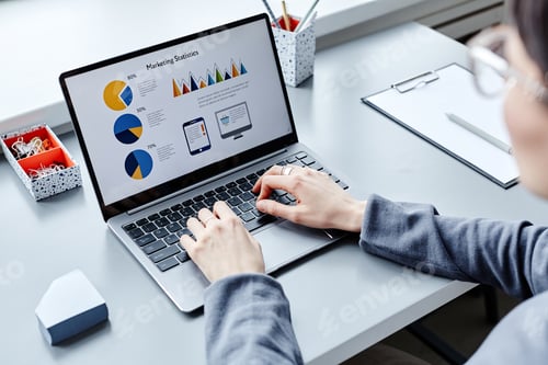 Preview: Businesswoman doing Research