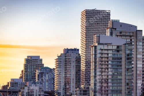 Preview: High-rise Apartment Buildings in Downtown Vancouver, British Columbia, Canada