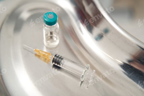 Preview: Medical tools for patient vaccination in hospital