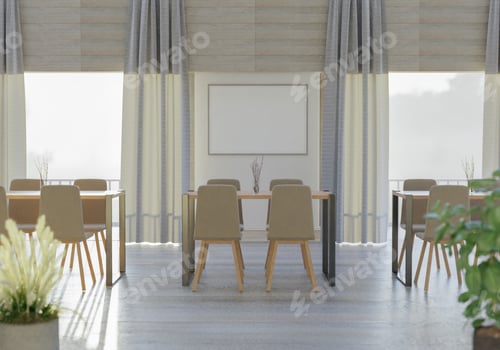 Preview: The working room consists of a workbench and a picture frame on the wall.
