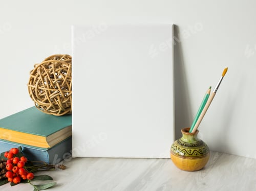 Preview: Blank canvas frame.
