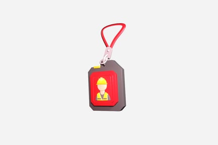 Preview: 3D Plastic Photo Identification Worker ID Card Badge Icon