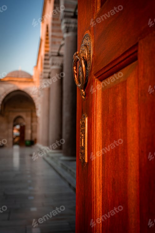 Preview: Fatih mosque door to the inner courtyard 3