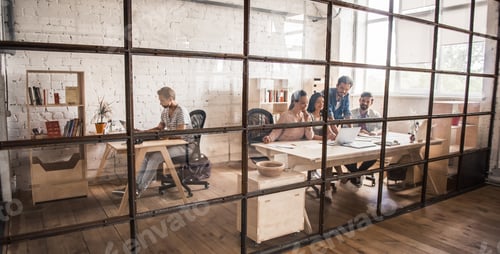 Preview: Young business team working