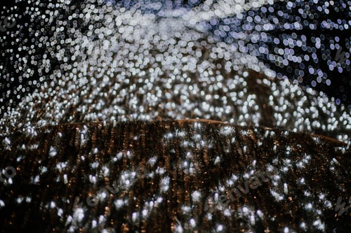 Preview: festive background with bokeh