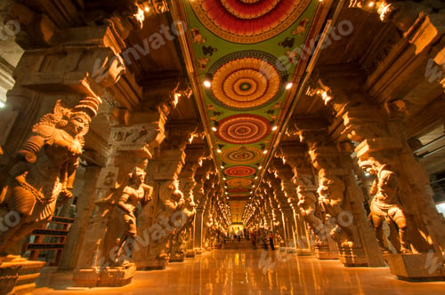 Preview: Meenakshi Temple, one of the biggest and oldest temple, Madurai, India.