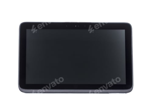 Preview: Black abstract tablet computer