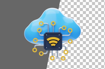 Preview: Internet of Things (IoT) 3D Icon