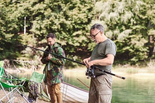 Preview: Men make preparations for fishing
