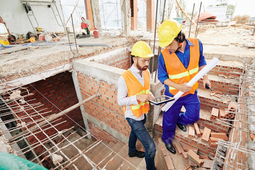Preview: Builders discussing plan of work