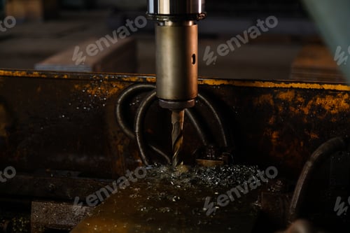 Preview: Steel plates drilling automated machine