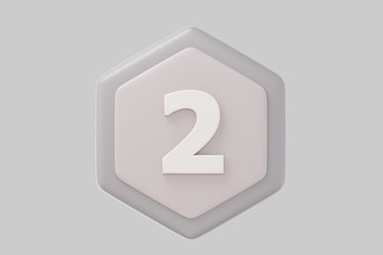 Preview: Number 2 in a Hexagon