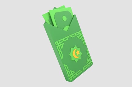 Preview: Eid Envelope 3D Illustration