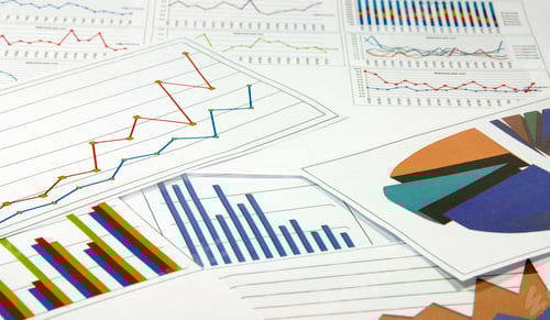Preview: Colorful Charts Graphs of Financial Business Data