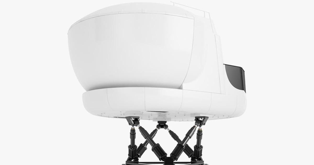 Advanced Flight Simulator Machine 3D, Incl. Aircraft & aviation - Envato