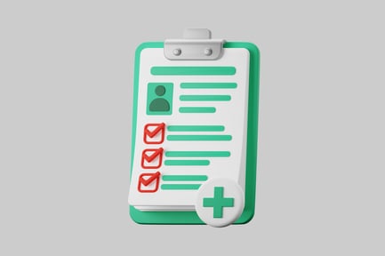 Preview: Clipboard with checklist and user profile