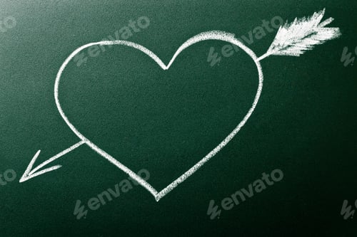 Preview: Heart and arrow as concept of Love At First Sight