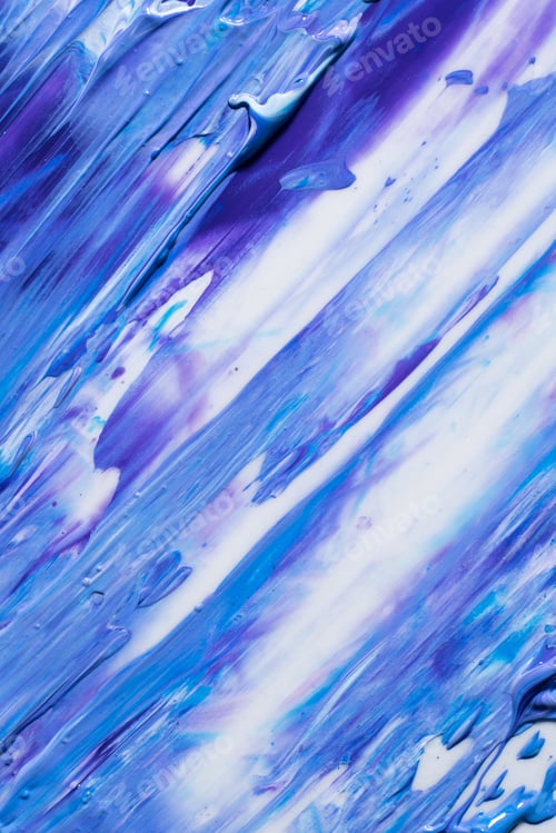 Preview: Smears of violet and blue paint