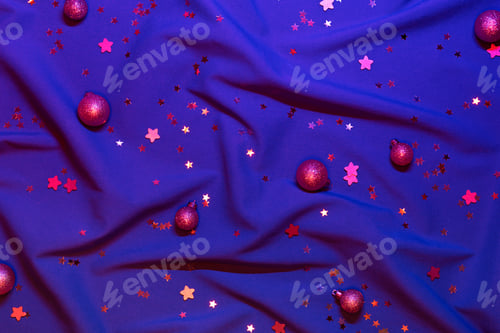 Preview: Neon Light Christmas Background