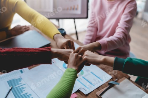 Preview: Teamwork business people meeting and together working on new startup project.