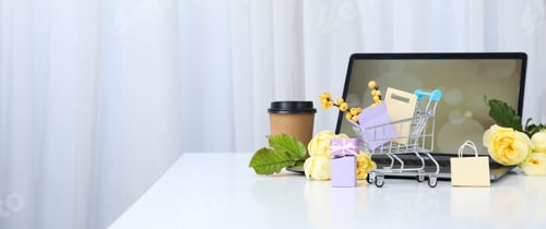 Preview: Concept of spring shopping and season sale