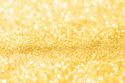 Preview: Gold glitter defocused texture background. gold christmas abstract background