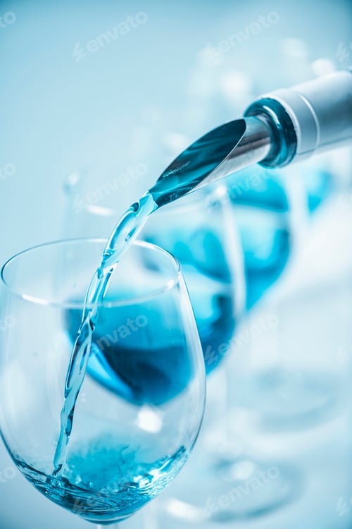 Preview: Blue Wine Pouring