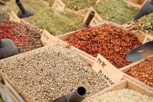 Preview: Herbs and spices street market of Sicily, Italy