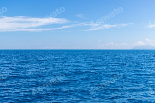 Preview: Sea and the sky in blue color