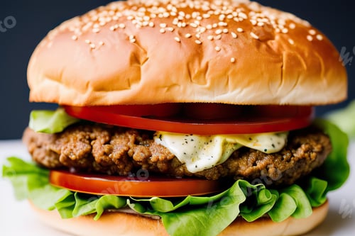 Preview: Close-up of home made tasty burger