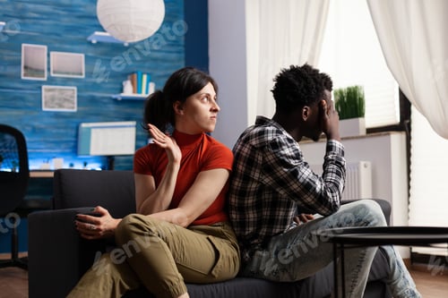 Preview: Back to back life partners being angry and not talking to each other