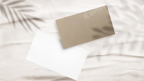Preview: Empty Business Card Mockup, Blank Professional Luxury Card Mock-up