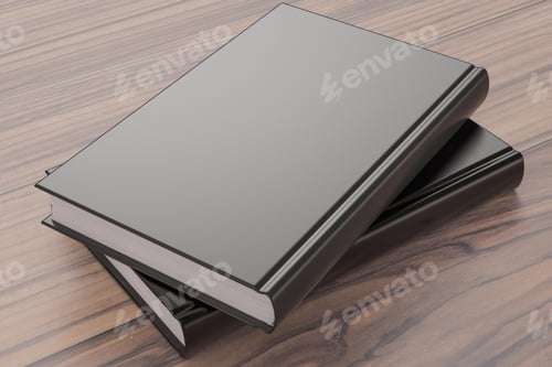 Preview: book, mockup, cover, textbook, realistic