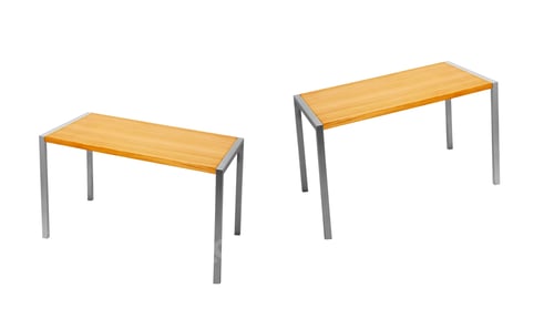 Preview: Tables on white background