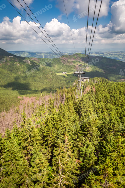 Preview: View from cableway from Kasprowy Wierch in Poland