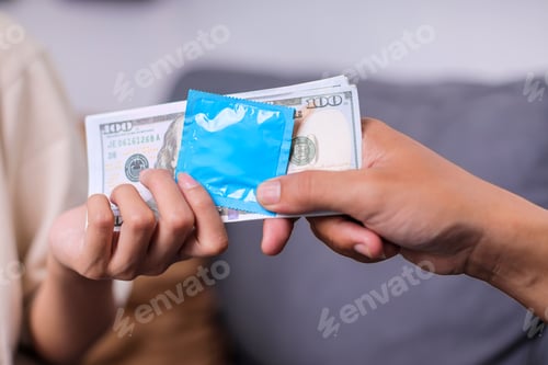 Preview: Prostitution Concept. US dollar Money