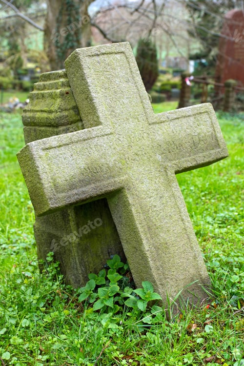 Preview: Cross on a cemetary