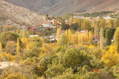 Preview: Turkey Konya city Meram neighborhood autumn