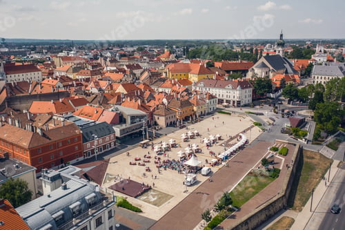 Preview: Aerial view of Gyor